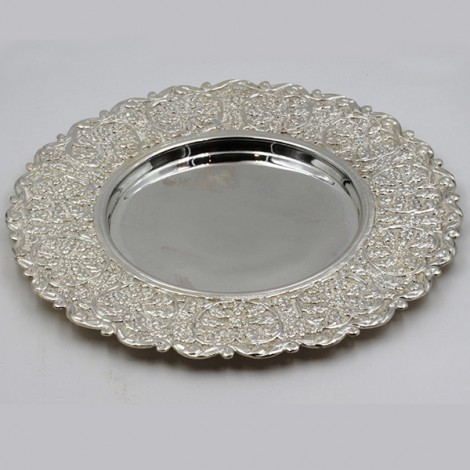 Round Platter Chased