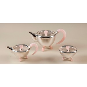 TEA SET WITH ROSE QUARZE